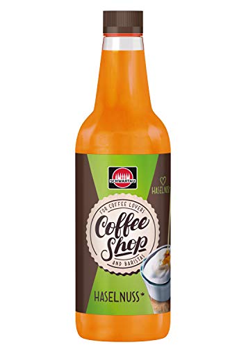 Schwartau Coffee Shop Starter Paket (Karamell-, Vanille-, Haselnussirup, Schoko- und Karamelltopping, 3 Pumpen, Rezeptheft) - Kaffeesirup für Kaffee-Liebhaber und Baristas - 4