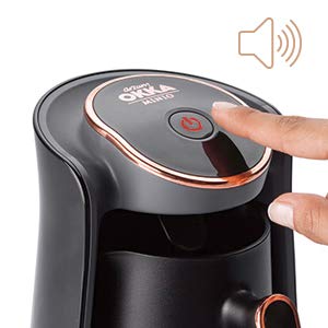 Arzum OKKA Minio Kaffeemaschine, 1-4 Tassen (300ml.), Überlaufschutzsystem, waschbare Kaffeekanne, akustisches Warnsystem, 480W, preisgekröntes Design - 3
