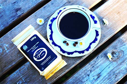Kopi Luwak Kaffee 100% | City Roast Civet Coffee 100g | Kaffeebohnen | Kaffeespezialität als Geschenk für Kaffeeliebhaber von Tesdorpfs für den Geschenkkorb, die Kaffeemühle oder zu Ferrero Rocher - 3