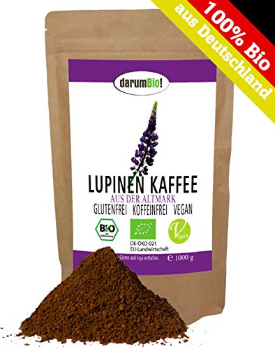 Bio Lupinenkaffee aus DEUTSCHLAND im Sparpack I eigener Anbau I koffeinfrei, glutenfrei, vegan, frische Röstung, hoch edel (1 kg) - 5