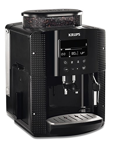 Krups EA8150 Kaffeevollautomat Essential Espresso | 1450 Watt | 1,7 Liter Wassertank | 15 bar | LCD-Display | 3 Temperaturstufen + 3 Mahlgrade | Schwarz - 7