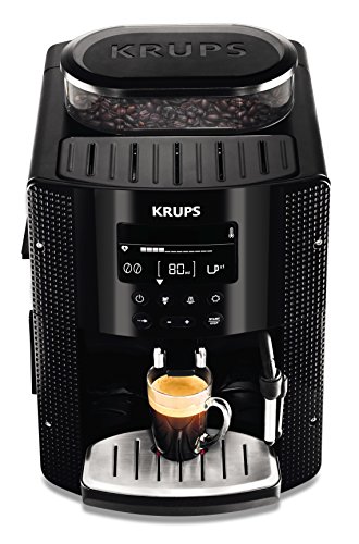 Krups EA8150 Kaffeevollautomat Essential Espresso | 1450 Watt | 1,7 Liter Wassertank | 15 bar | LCD-Display | 3 Temperaturstufen + 3 Mahlgrade | Schwarz - 8