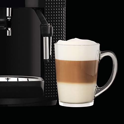 Krups EA8150 Kaffeevollautomat Essential Espresso | 1450 Watt | 1,7 Liter Wassertank | 15 bar | LCD-Display | 3 Temperaturstufen + 3 Mahlgrade | Schwarz - 9