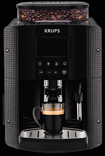 Krups EA8150 Kaffeevollautomat Essential Espresso | 1450 Watt | 1,7 Liter Wassertank | 15 bar | LCD-Display | 3 Temperaturstufen + 3 Mahlgrade | Schwarz - 10