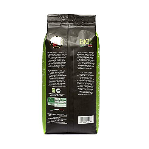 Caffè Vergnano 1882 Kaffeebohnen 100% Arabica Bio - 1 Packung enthält 1 Kg - 5