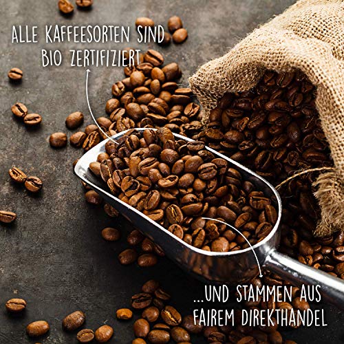 HAPPY COFFEE Entkoffeinierte Bio Espressobohnen [DECAF] | Schokoladig, Mild & Säurearm | Für Espresso & Kaffeevollautomaten | Ganze Bohne (500 GR) - 6