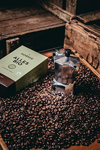 J. Hornig Kaffee gemahlen Bio & Fair Trade, Alles Bio, 500g, langsam und schonend geröstet, perfekt für Filterkaffee, Frenchpress und Mokkakanne - 4