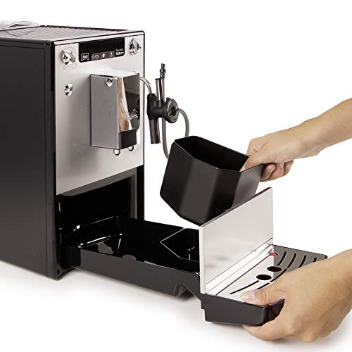 Melitta Caffeo Solo & Perfect Milk E957-103 Schlanker Kaffeevollautomat mit Auto-Cappuccinatore | Automatische Reinigungsprogramme | Automatische Mahlmengenregulierung | Silber - 3