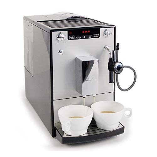 Melitta Caffeo Solo & Perfect Milk E957-103 Schlanker Kaffeevollautomat mit Auto-Cappuccinatore | Automatische Reinigungsprogramme | Automatische Mahlmengenregulierung | Silber - 8