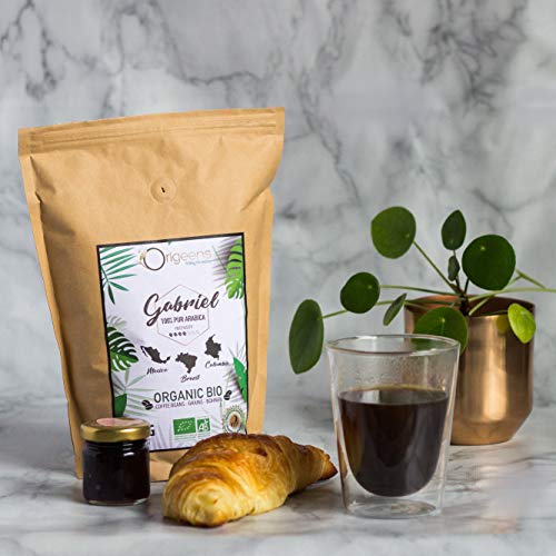 ?? BIO Kaffeebohnen 1kg | Biologische Arabica Kaffee Ganze Bohnen | Säurearm | Traditionelle Röstung | Gabriel - 8