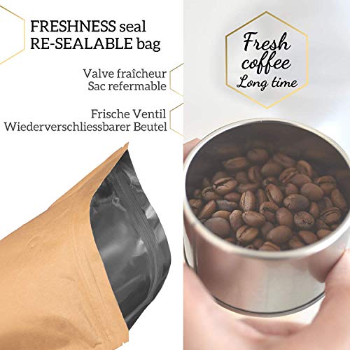 ?? BIO Kaffeebohnen 1kg | Biologische Arabica Kaffee Ganze Bohnen | Single Origin Mexiko Frida | Säurearm | Traditionelle Röstung - 6
