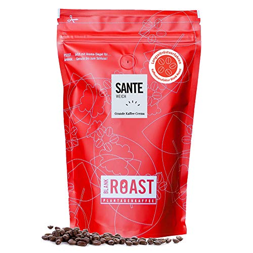 Blank Roast Sante Kaffeebohnen, Besonders mild & säurearm, Kaffee Crema, 250 g
