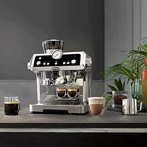 De'Longhi La Specialista Prestigio EC 9355.M Espressomaschine, Siebträgermaschine mit smarten Funktionen und Profi-Milchaufschäumdüse, Silber - 4