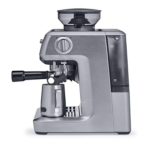 Sage Appliances Barista Express Espressomaschine und Kaffeemaschine mit Milchaufschäumer, Siebträgermaschine, SES875, Gebürsteter Edelstahl - 4
