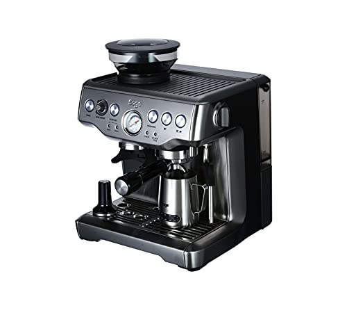 Sage Appliances Barista Express Espressomaschine und Kaffeemaschine mit Milchaufschäumer, Siebträgermaschine, SES875, Gebürsteter Edelstahl - 8