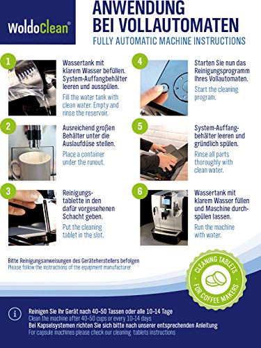Reinigungstabletten für Kaffeevollautomat 150 Stück - kompatibel mit sämtlichen Maschinen - 3