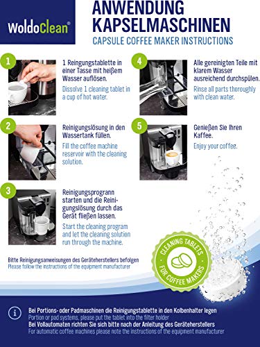 Reinigungstabletten für Kaffeevollautomat 150 Stück - kompatibel mit sämtlichen Maschinen - 4