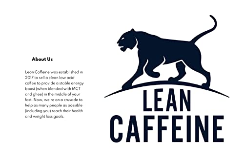 Lean Caffeine Nicaragua Kaffee gemahlen | Super Clean Mykotoxin freier Bulletproof Coffee | dunkel geröstet, säurearmer Keto-Kaffee - 908g - 8