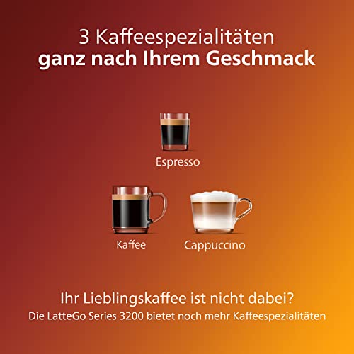 Philips Domestic Appliances 2200 Serie EP2231/40 Kaffeevollautomat, 3 Kaffeespezialitäten (LatteGo Milchsystem) Klavierlack-schwarz/Schwarz, Glossy Black - 6