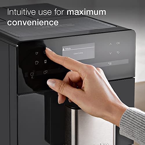 Miele CM 5300 Kaffeevollautomat / OneTouch for Two-Zubereitung / automatische Spülprogramme / komfortable Reinigungsprogramme / entnehmbare Brüheinheit / Edelstahl-Kegelmahlwerk / schwarz - 4