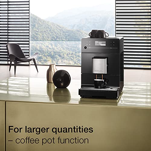 Miele CM 5300 Kaffeevollautomat / OneTouch for Two-Zubereitung / automatische Spülprogramme / komfortable Reinigungsprogramme / entnehmbare Brüheinheit / Edelstahl-Kegelmahlwerk / schwarz - 5