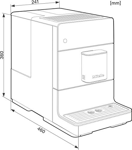 Miele CM 5300 Kaffeevollautomat / OneTouch for Two-Zubereitung / automatische Spülprogramme / komfortable Reinigungsprogramme / entnehmbare Brüheinheit / Edelstahl-Kegelmahlwerk / schwarz - 9