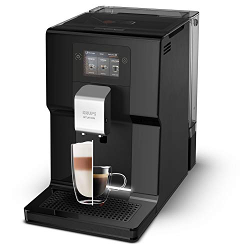 Krups EA8738 Intuition Preference Kaffeevollautomat inkl. Milchbehälter | Smartphoneähnlicher Farb-Touchscreen | Smart Slide Technology | intuitives Lichtsystem | 11 Getränke | OTC-System, Schwarz - 5