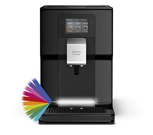 Krups EA8738 Intuition Preference Kaffeevollautomat inkl. Milchbehälter | Smartphoneähnlicher Farb-Touchscreen | Smart Slide Technology | intuitives Lichtsystem | 11 Getränke | OTC-System, Schwarz - 6