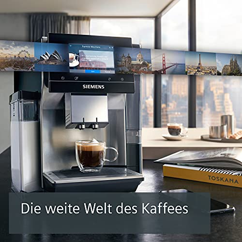 Siemens Kaffeevollautomat EQ.700 integral TQ707D03, App-Steuerung, intuitives Full-Touch-Display, bis zu 30 individ. Kaffeekreationen als Favoriten, automat. Dampfreinigung, 1500 W, schwarz - 4