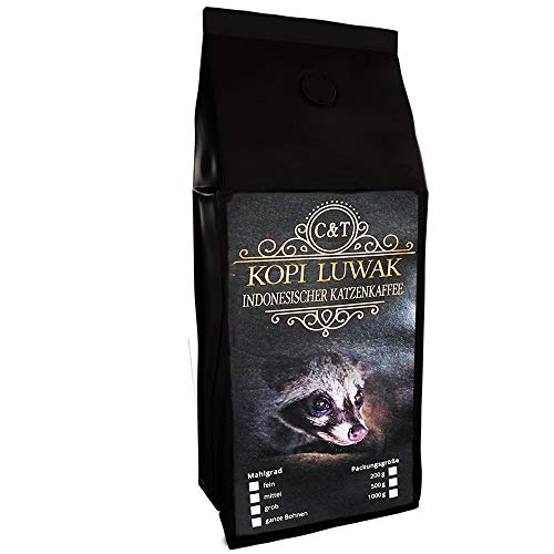 Kaffee Katzenkaffee Kopi Luwak Arabica (Von Freilebenden Tieren) Als Ganze Bohne (500 g)
