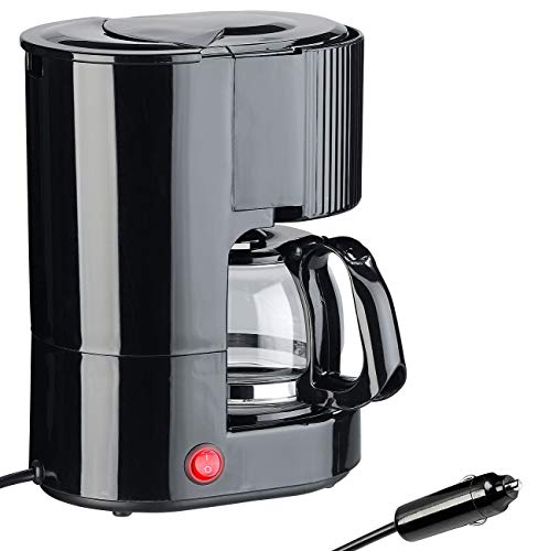 Rosenstein & Söhne 24V Kaffeemaschine: Lkw-Filterkaffee-Maschine, bis zu 3 Tassen, 650 ml, 24 Volt, 300 Watt (Lkw Kaffeemaschine)