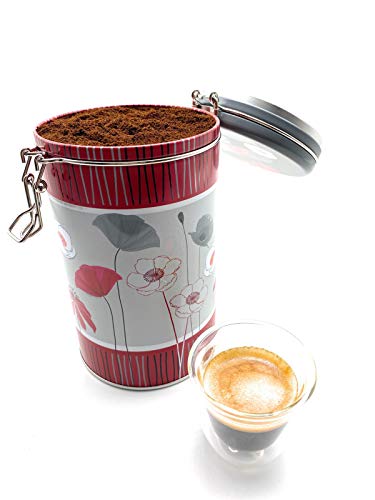 Perfekto24 Kaffeedose luftdicht 500g - die Kaffeedose hält Kaffeebohnen/Pulver länger frisch - Kaffeedose Retro - Kaffeedose 500g Bohnen - 2