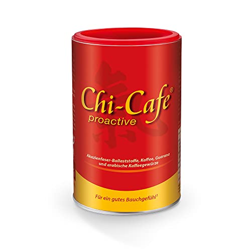 Chi-Cafe proactive, 180 g Dose I Kaffeehaltiges Getränkepulver I wild und würzig I mit Akazienfaser Ballaststoffen, Kaffee, Guarana, Ginseng, Kaffee-Gewürzen I 36 Tassen