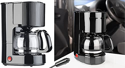 Rosenstein & Söhne Kaffeemaschine 12V: Kfz-Filterkaffee-Maschine, bis zu 3 Tassen, 650 ml, 12 Volt, 170 Watt (12 Volt Kaffeemaschine) - 3