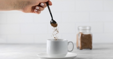 Instantkaffee hergestellt