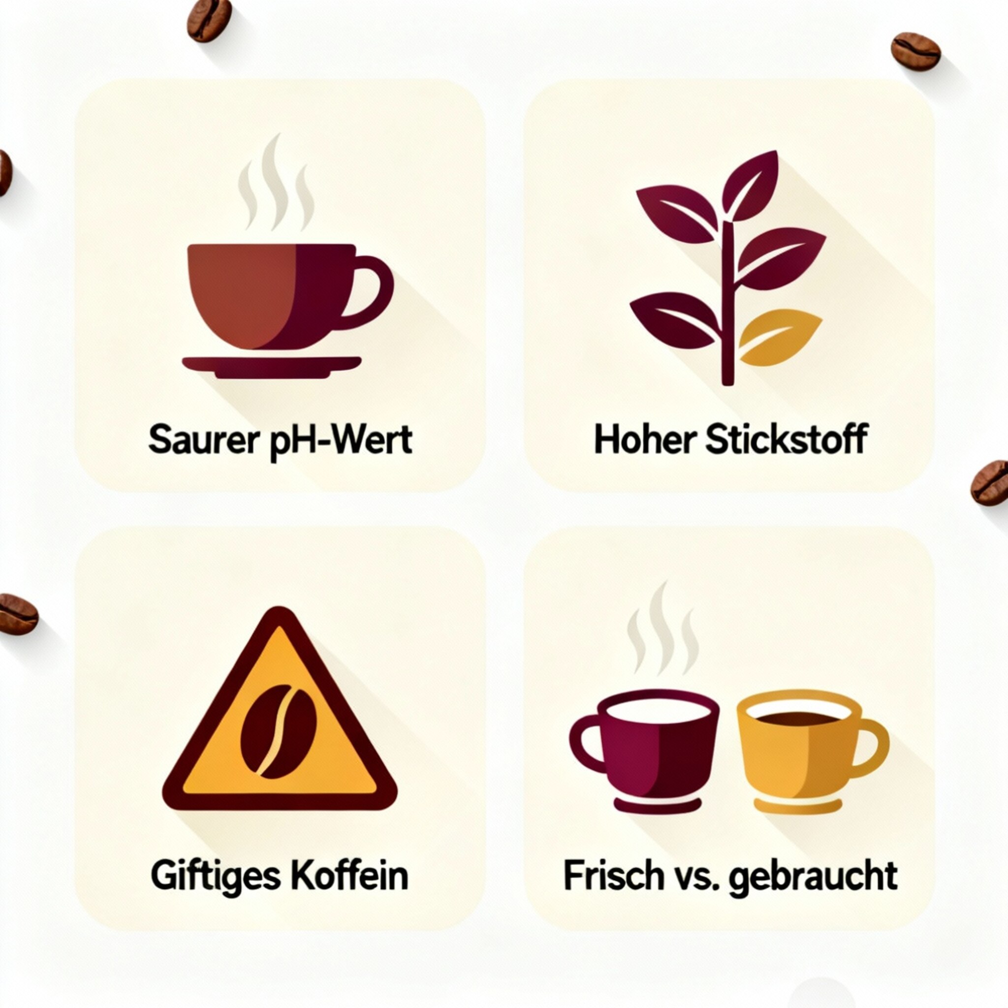 Infografik: Die Chemie von Kaffeesatz: Warum er nicht für jede Pflanze ideal ist